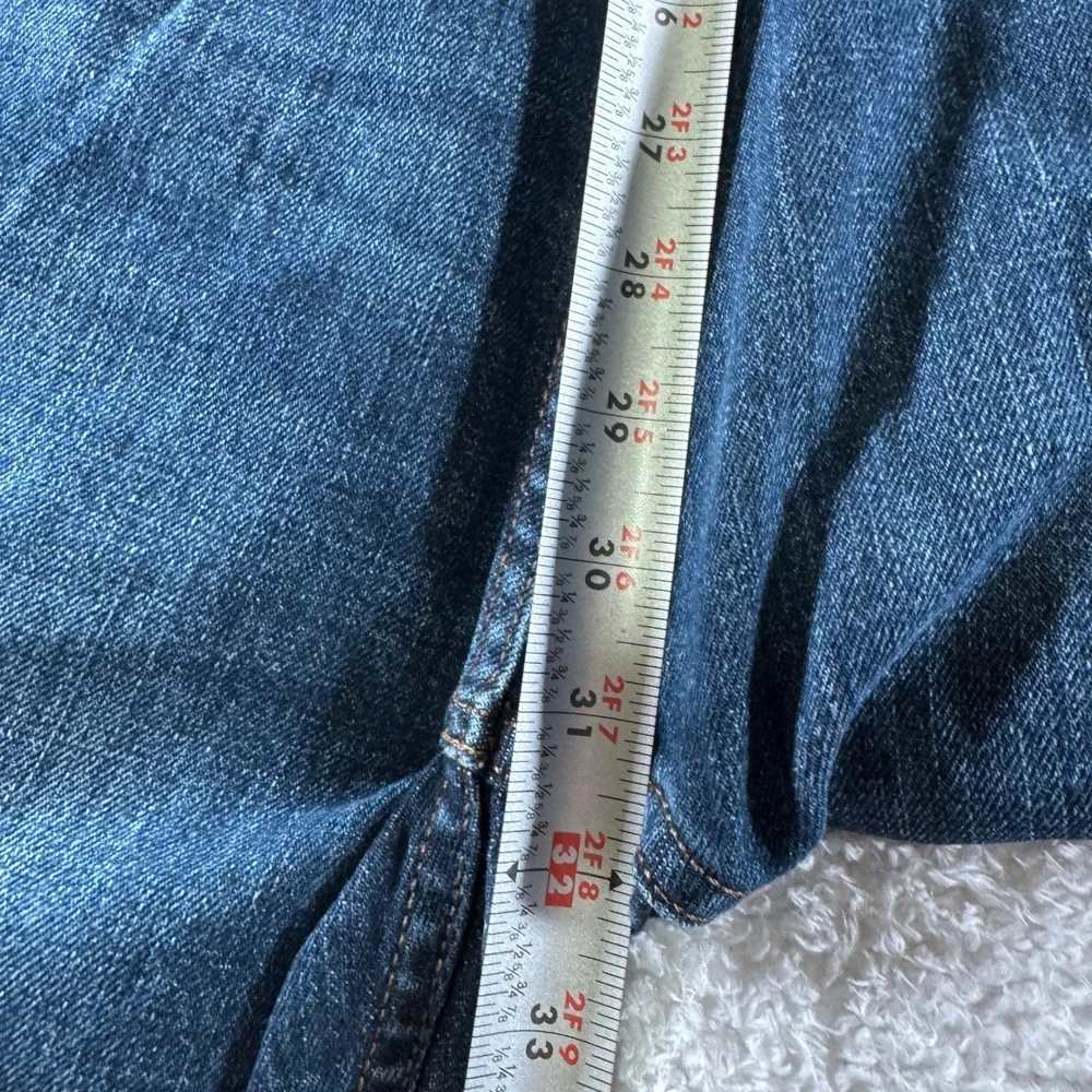 Levis 527 Jeans Mens 34x32 Blue Modern Bootcut‎ Denim Medium Wash Pants Western